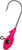 Gene Larew Lures Garland 1/24oz Mo Glo Jig Head Pink – Perfect for Ice Fishing and Light Tackle Gene Larew Lures Garland 1/24oz Mo Glo Jig Head Pink – Perfect for Ice Fishing and Light Tackle