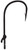 MUSTAD MUS GP-PIN MX Soft Plastic 3X Black Nickel - Part G34133NPBN3/0