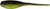 Gene Larew Lures Garland 2-Inch Baby Shad in Licorice/Chartreuse