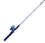 ZEBCO Zeb Splash TPBlue 6' 2-Piece Medium Spinning Combo with 8 oz. Test Line