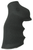 Hogue Rubber Grip for Ruger GP100 & Super Redhawk - Monogrip with Finger Grooves, Black Matte