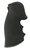 Hogue Rubber Grips for Colt Python and Officers Model Match - Black Matte