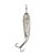 War Eagle Spinner Baits WE78JS300 Nickel Jiggin Spoon War Eagle Spinner Baits WE78JS300 Nickel Jiggin Spoon