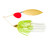 War Eagle Spinner Baits Gold Frame Tandem Willow Spinnerbait with White Chartreuse Colors War Eagle Spinner Baits Gold Frame Tandem Willow Spinnerbait with White Chartreuse Colors
