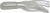 GSM Fishing 15CRTU10 1.5-inch Crappie Tube Bait in Pearl, 10 Pack