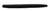 GSM Fishing 5" Fat Senko Black with Blue Flake - 10 Pack