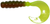 GSM Fishing FG214 2-Inch Fat Grub Bait - Greenie Weenie, Pack of 10