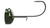 GSM Fishing Spot Remover Ned Head 3/8 oz Green Pumpkin