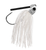 GSM Fishing Brush Panda Heavy Cover Swim Jig 3/8 oz. White