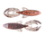 GSM Fishing Rojas Fight Frog 4-Inch Big Texas Purple Flake Lures (7-Pack)