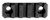 Troy Industries SRAI-TRX-P2BT-00 2-Inch Black Aluminum Rail Section for AR-15 and M4 Platforms