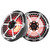 DS18 New Edition Hydro 8-Inch 2-Way Marine Speakers with RGB LED Lighting and 375W Power - Black