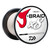 Daiwa J-BRAID x8 Braided Line - 80 lbs, 300 Yards, White