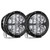 RIGID Industries 360-Series RGBW 6-Inch Offroad Spot Beam Lamps with RGBW Backlight Pods (Set of 2)
