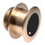 Garmin B175HW Bronze Thru-Hull Wide Beam Transducer with Depth and Temperature – 12° Tilt, 8-Pin