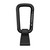 Garmin Carabiner Clip for MOB Tag - Black with Quick-Release Attachment and Floating Keychain