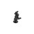 RAM Mounting Systems RAM-138U-B 1.5-Inch Ball Flat Surface Mount with Short Double Socket Arm and 2.5-Inch Round Base
