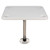 Springfield Marine 16x28 Inch Rectangle Table Package with White Thread-Lock Finish