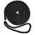 New England Ropes 1/2 inch Double Braid Dock Line - Black - 15 feet