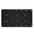Sea Brackets 14-Inch Straight Trolling Motor Mount Plate - Black Sea Brackets 14-Inch Straight Trolling Motor Mount Plate - Black