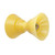 C.E. Smith 4-Inch Bow Bell Roller Assembly - Yellow TPR for Boat Trailers
