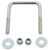 C.E. Smith Zinc U-Bolt 7/16"-14 x 3-1/8" x 4" with Washers and Nuts for Trailer Mounting