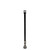 Seaview 12-Inch Manually Folding Light Post with 316 Stainless Steel Base and LTBLED12C5 Navigation Light - Black