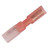 Pacer 22-18 AWG Heat Shrink Female Bullet Terminals - 25 Pack for Durable Electrical Connections