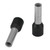 Pacer Black 10 AWG Wire Ferrules - 10mm Length, 25 Pack Pacer Black 10 AWG Wire Ferrules - 10mm Length, 25 Pack
