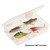 Plano Four-Compartment Tackle Organizer - Clear Plano Four-Compartment Tackle Organizer - Clear