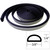 TACO Marine Weather Seal - 10 Feet Length, 1/4 Inch Height, 3/8 Inch Width, Black TACO Marine Weather Seal - 10 Feet Length, 1/4 Inch Height, 3/8 Inch Width, Black