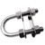 Whitecap Bow Eye 3/8 inch x 2-1/2 inch with 304 Stainless Steel Construction, Part #S-5020P