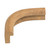 Whitecap Teak Edge Molding Outside Corner - Part 60837