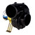 Jabsco 4-Inch Heavy Duty Flexmount Blower - Continuous Duty Air Intake and Exhaust Fan Jabsco 4-Inch Heavy Duty Flexmount Blower - Continuous Duty Air Intake and Exhaust Fan
