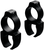Leupold Rifleman 1-Inch See-Through Detachable Ringmounts, Matte Black (Part #57323)