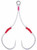 Owner Dual Dancing Stinger 3/0 Fishing Hooks (2-Pack) - Model 4220-139