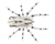 LunkerHunt LH Phantom Spider 2.25 inch White Wolf Fishing Lure - Versatile and Effective
