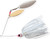 Booyah BYA Double Willow 1/2 oz Silver Glimmer Spinnerbait