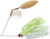Booyah BYA Tandem Spinnerbait 1/2 oz White/Chartreuse Part Number BYBT12616