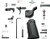 Battle Arms Development Enhanced Complete AR-15 Tactical Grip - Investment Cast Black Steel