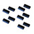 Scotty Double Line Connector Sleeves - 10 Pack for Heavy Line and Wire Joining