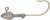 H&H Lure Double Eye Jighead 1/8 oz, 10 Black Gold, Unpainted - D1810-08 H&H Lure Double Eye Jighead 1/8 oz, 10 Black Gold, Unpainted - D1810-08