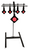 Champion Shooting Station Self-Resetting .22LR Steel Target with Stakes