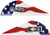 Bohning Blazer Vanes True - American Flag 2" Arrow Vanes, 100-Pack