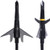 Swhacker SWH00257 Hybrid Broadhead with 1.75-inch Cut and High Carbon Steel Tip
