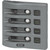 Blue Sea Systems 4374 WeatherDeck Water-Resistant Circuit Breaker Panel - 4 Position, Gray Blue Sea Systems 4374 WeatherDeck Water-Resistant Circuit Breaker Panel - 4 Position, Gray