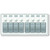 Blue Sea Systems 8271 Water Resistant Circuit Breaker Panel - 8 Position Horizontal Mount, White Blue Sea Systems 8271 Water Resistant Circuit Breaker Panel - 8 Position Horizontal Mount, White