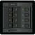 Blue Sea Systems 1210 120V AC 4-Position Circuit Breaker Panel with Backlit Labels