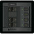 Blue Sea Systems 1214 120V AC Main Panel with 2 Positions and Square Label Set Blue Sea Systems 1214 120V AC Main Panel with 2 Positions and Square Label Set