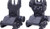 Guntec USA EZ Sights AR-15 Folding Backup Sight Set